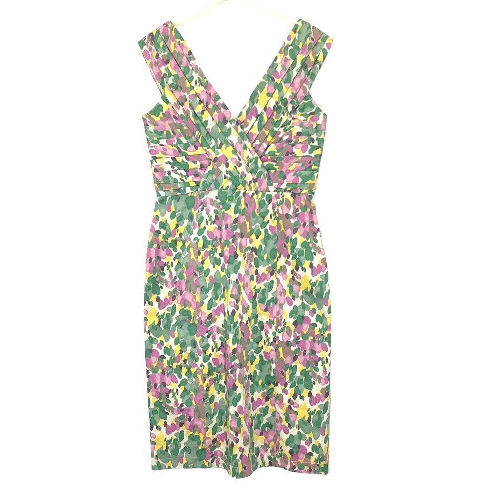 Staxs Watercolor Sleeveless Sheath Dress